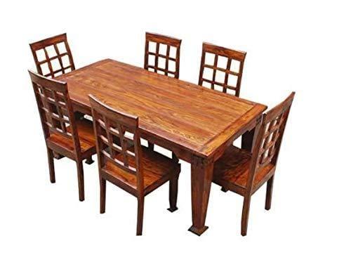 Handicrafts Sheesham Wood Dining Set 6 Seater - Ouch Cart 
