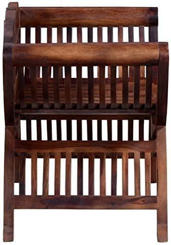 Handicrafts Attractive Look Or Standard Size Easy to Comfort Arm Seating Chair Made in Pure Sheesham Wood - Ouch Cart 