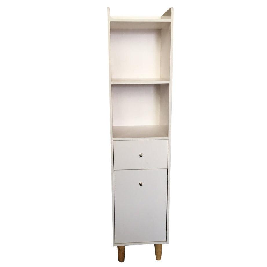 Louis Fashion PVC Bathroom Cabinet With Drawer Corner Cabinet Side With Free Soap Dish By Miza - Ouch Cart 