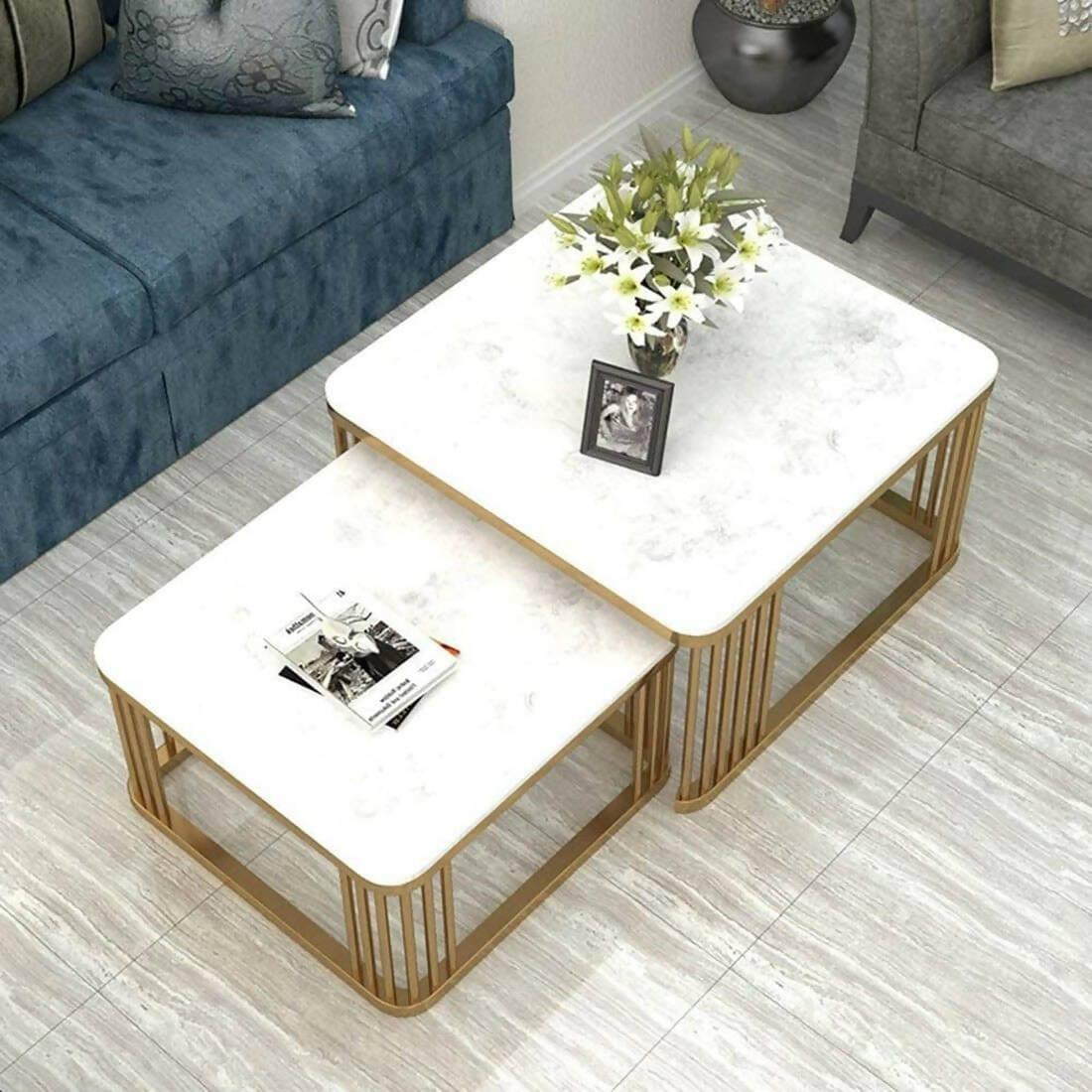 Nordic Marble Nesting Coffee Table Set of 2