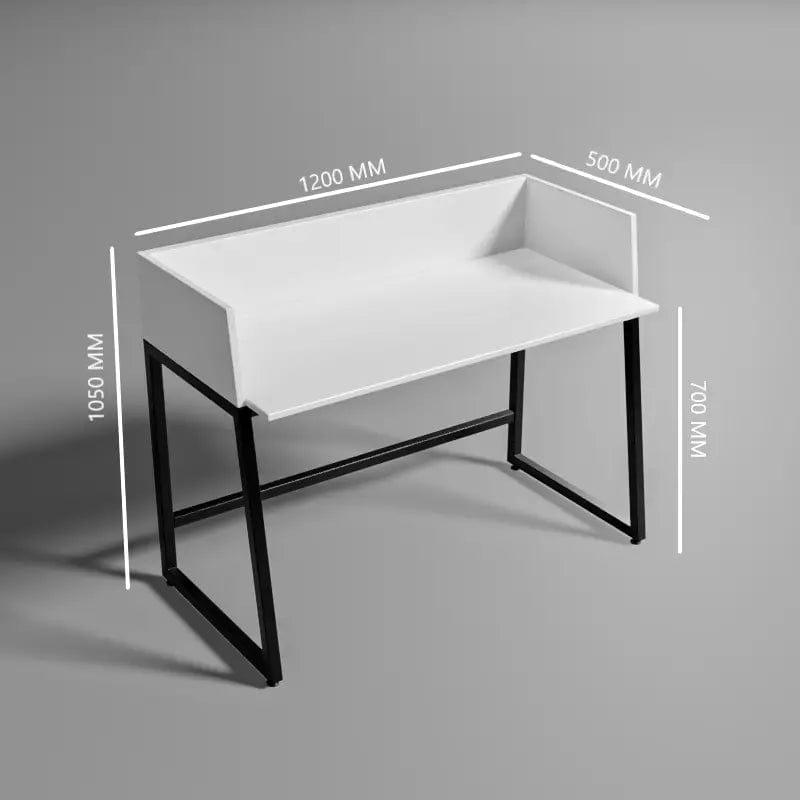 Meja Study Table in White Color - Ouch Cart 