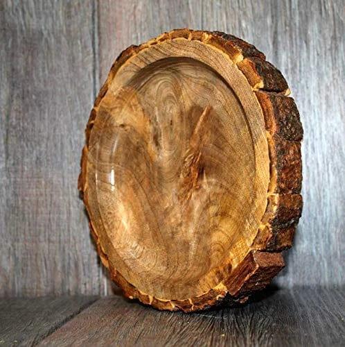 ANTIQUE WOODEN TRAY/ BOWL/ PLATTER - Ouch Cart 