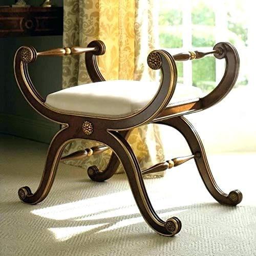 Handmade New Classic & Modern Look Wooden Chair Single Seater in Antique Colored - Ouch Cart 