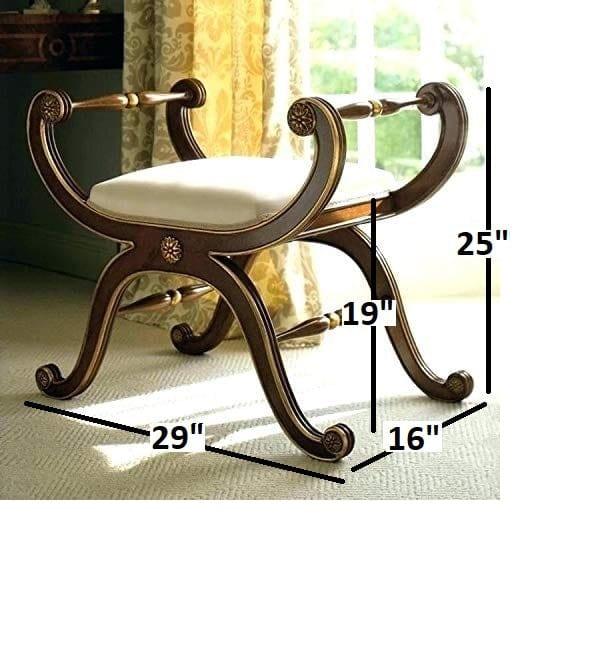 Handmade New Classic & Modern Look Wooden Chair Single Seater in Antique Colored - Ouch Cart 