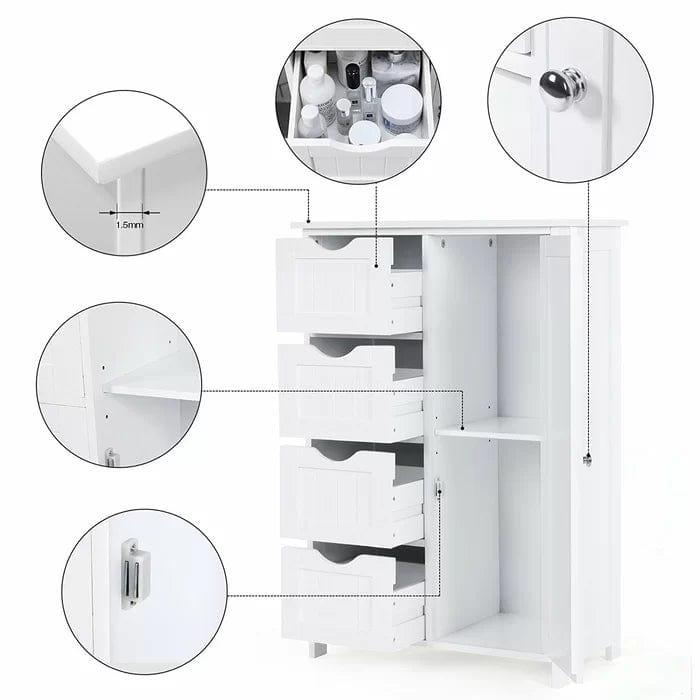 wooden bathroom cabinet - Ouch Cart 