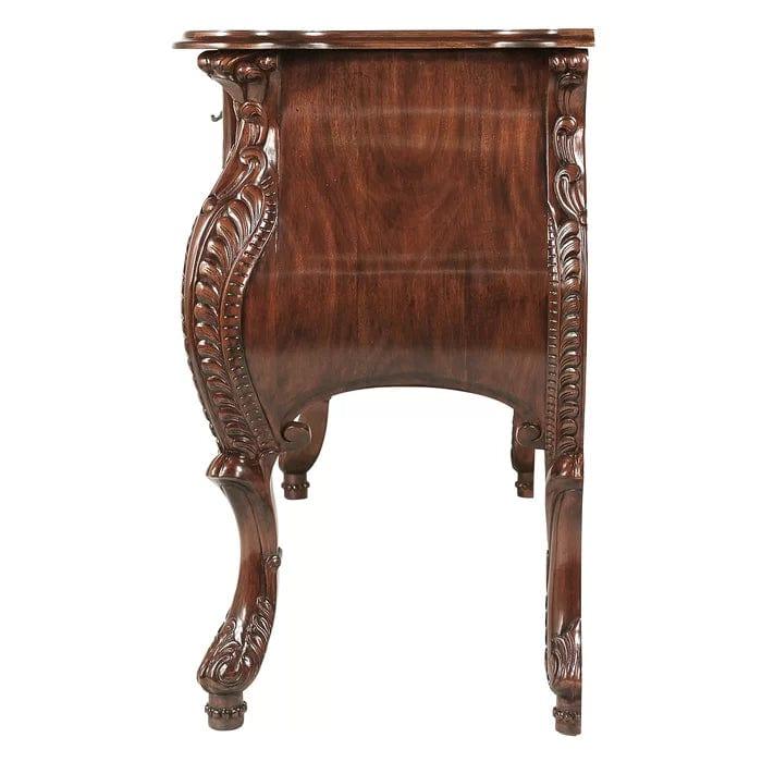 hand carved Sheesham Wood Console Table - Ouch Cart 
