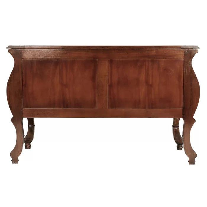 hand carved Sheesham Wood Console Table - Ouch Cart 