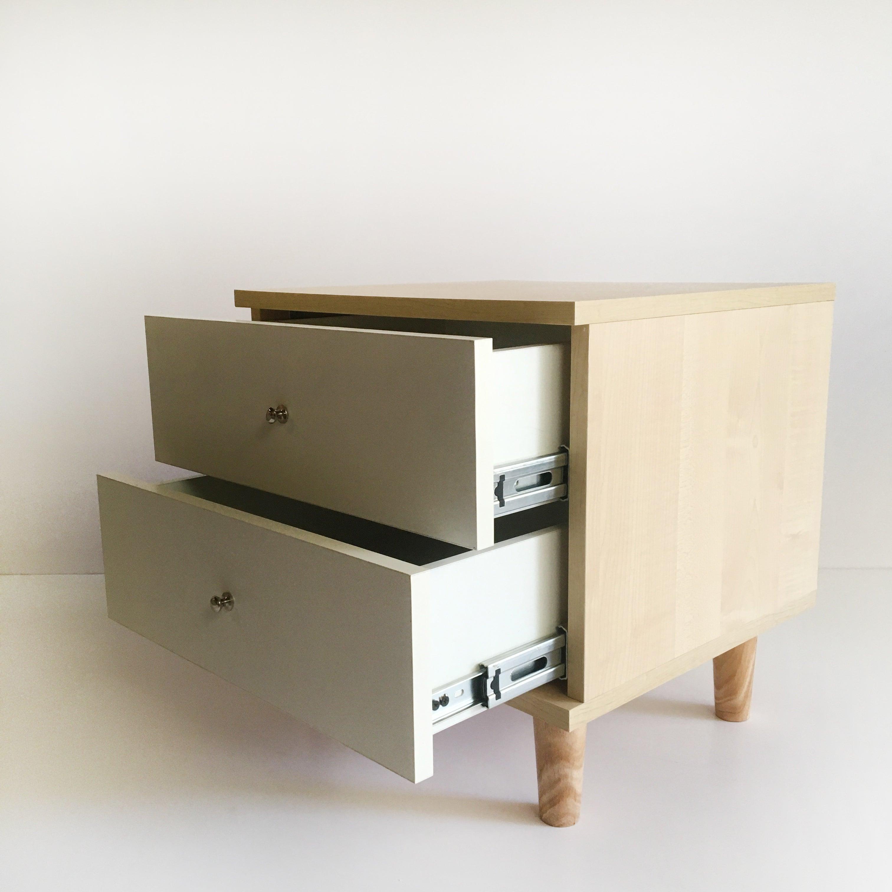 Multi Drawers Box Design Bedside Table/ Sofa Side Table / Coffee Table By Miza - Ouch Cart 