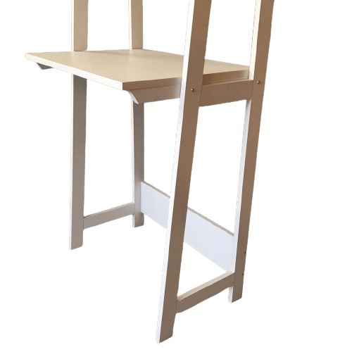 Ladder White Work From Home Study Table By Miza