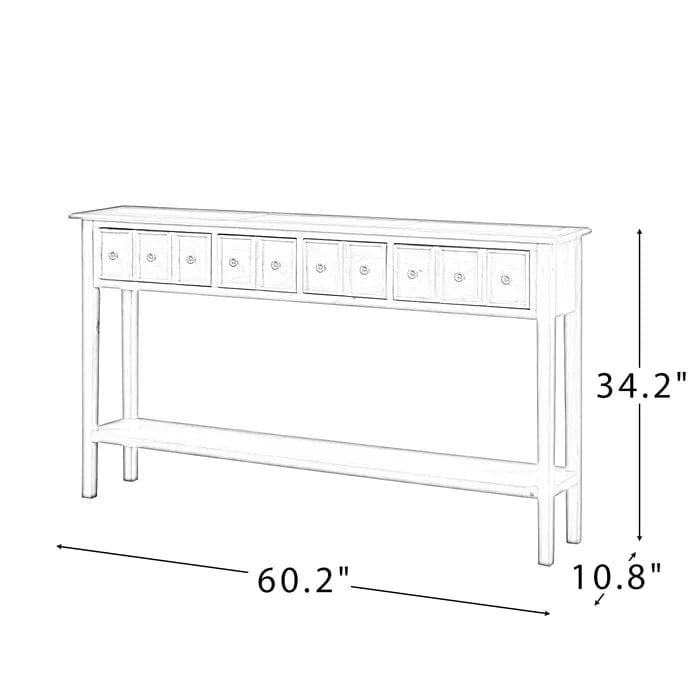 Wooden Console Table - Ouch Cart 