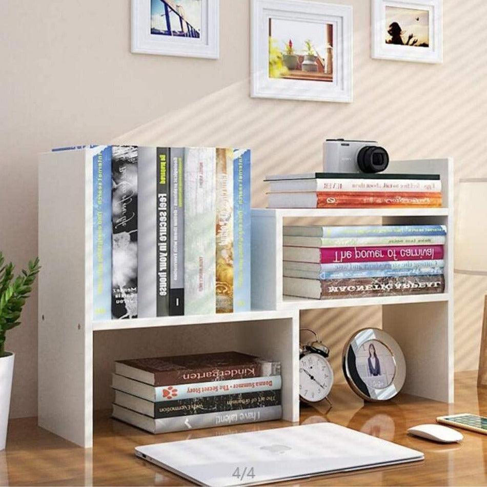 Desktop Organizer Office Storage And Small Book Rack By Miza - Ouch Cart 