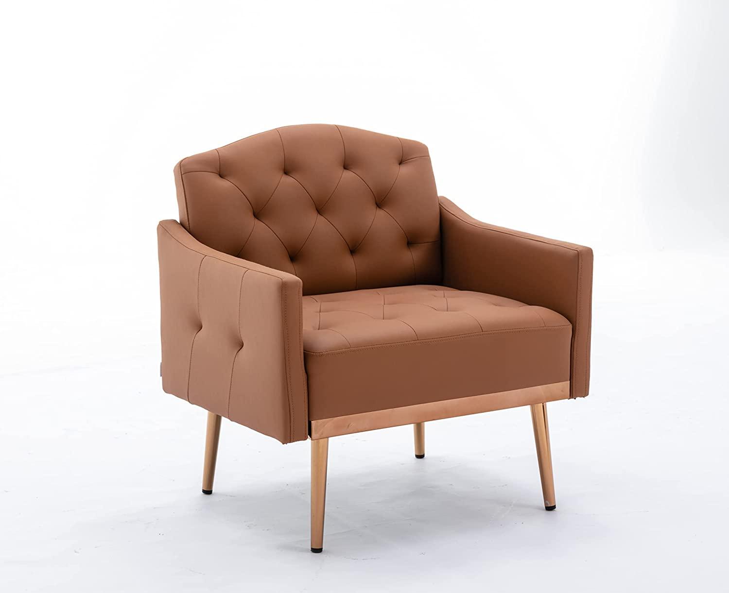 Accent Chair, Living Room, Bedroom Leisure Single Sofa Chair TV armrest seat, Suitable for Small Space Home, Office, Coffee Chair - Ouch Cart 