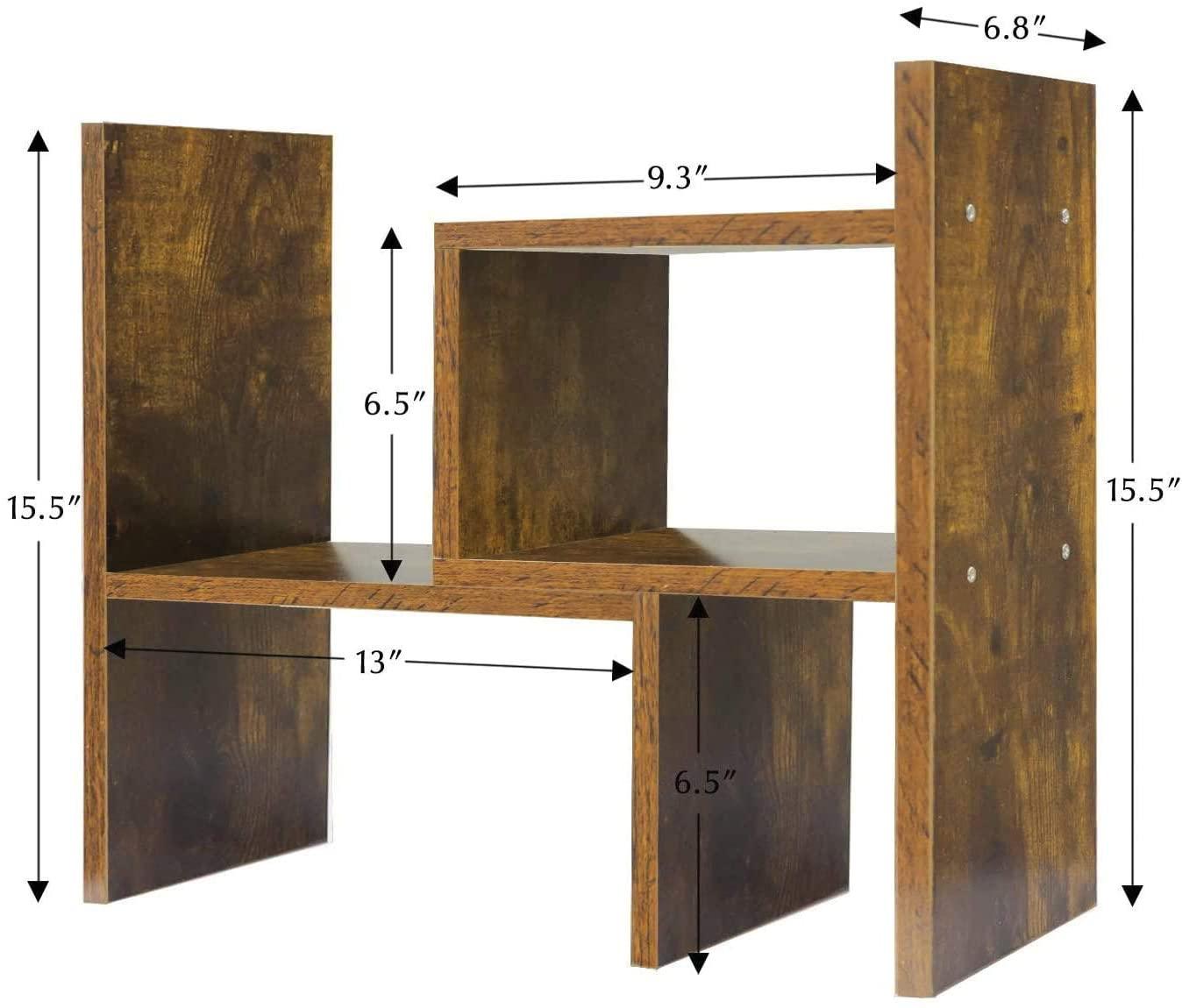 Desktop Organizer Office Storage And Small Book Rack By Miza - Ouch Cart 