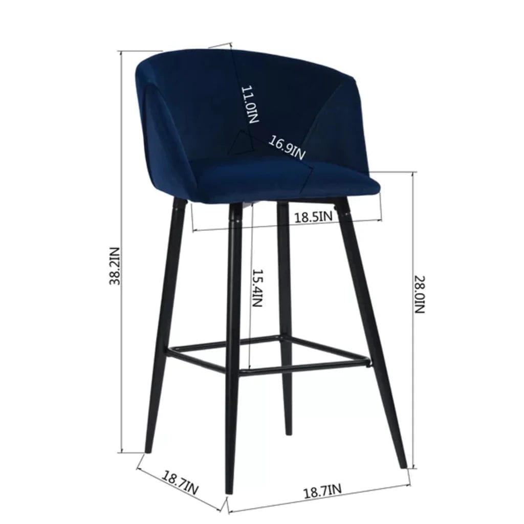 CLEA COUNTER STOOL / Pack of 2 Long Chair - Ouch Cart 