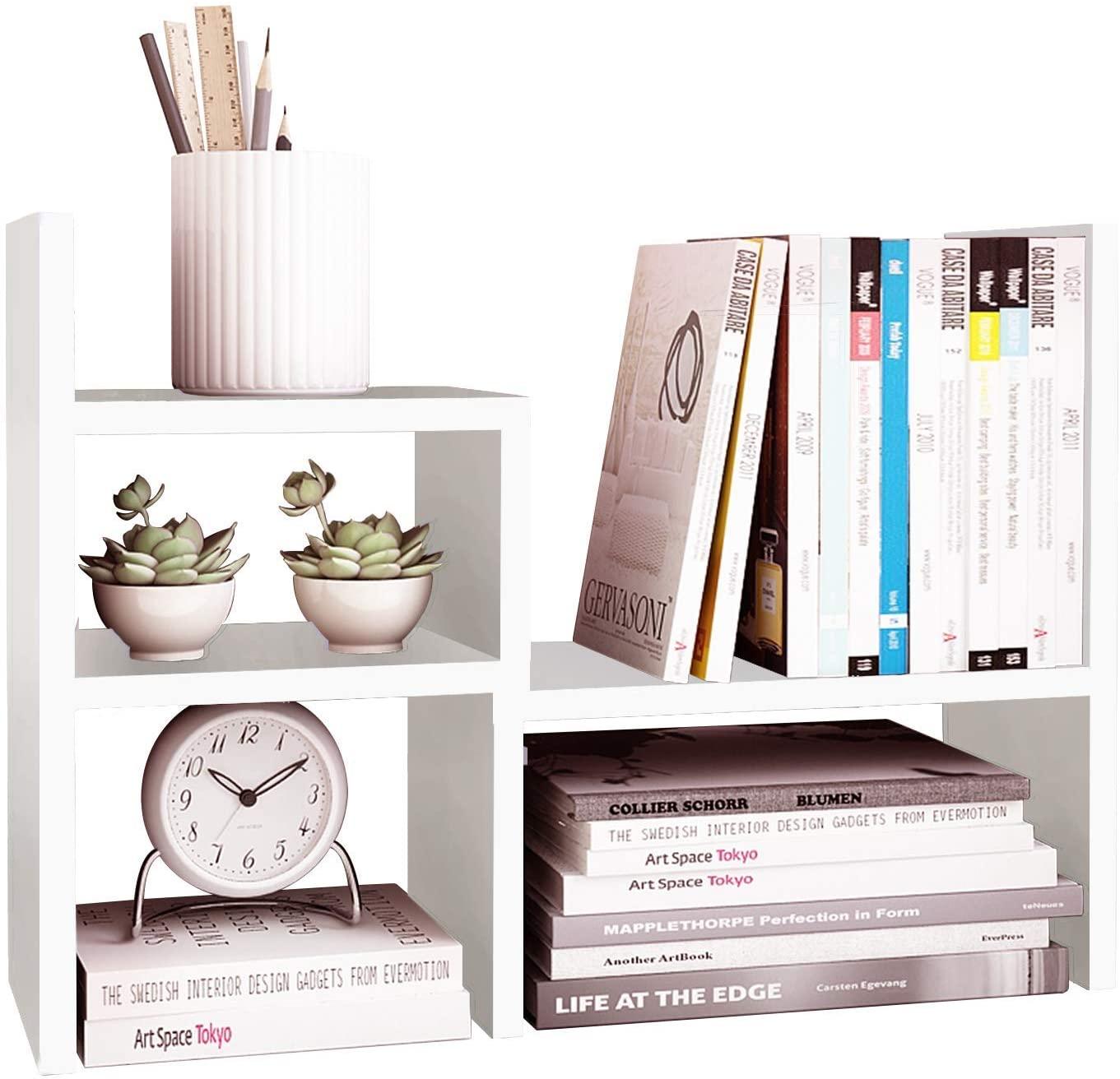 Desktop Organizer Office Storage And Small Book Rack By Miza - Ouch Cart 