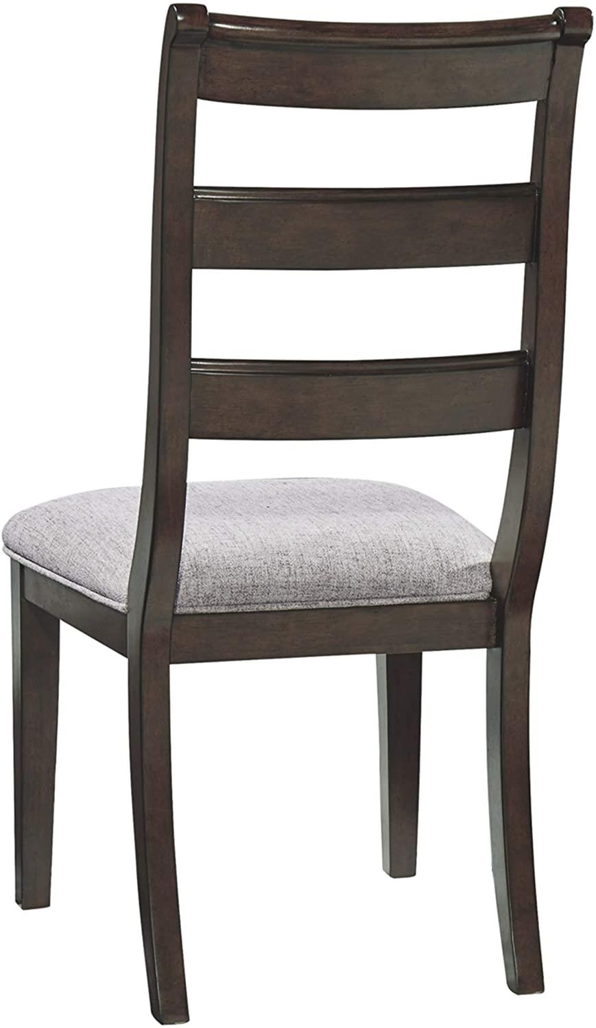 Traditional Cushioned Dining Chair, Set of 2, Warm Brown - Ouch Cart 