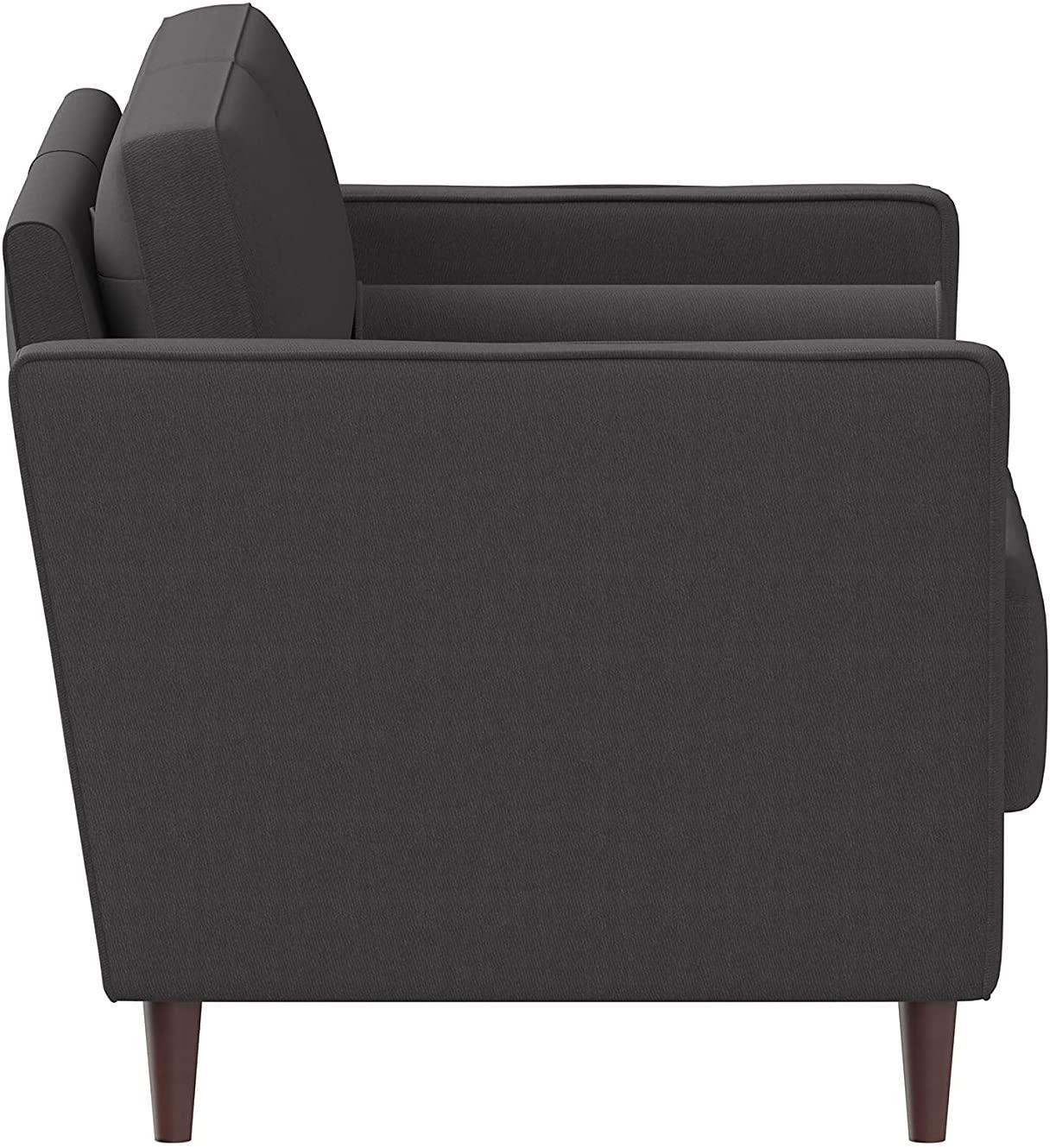 Solutions Lexington Armchair, 39.8" W x 31.1" L x 33.5" H, Heather Grey