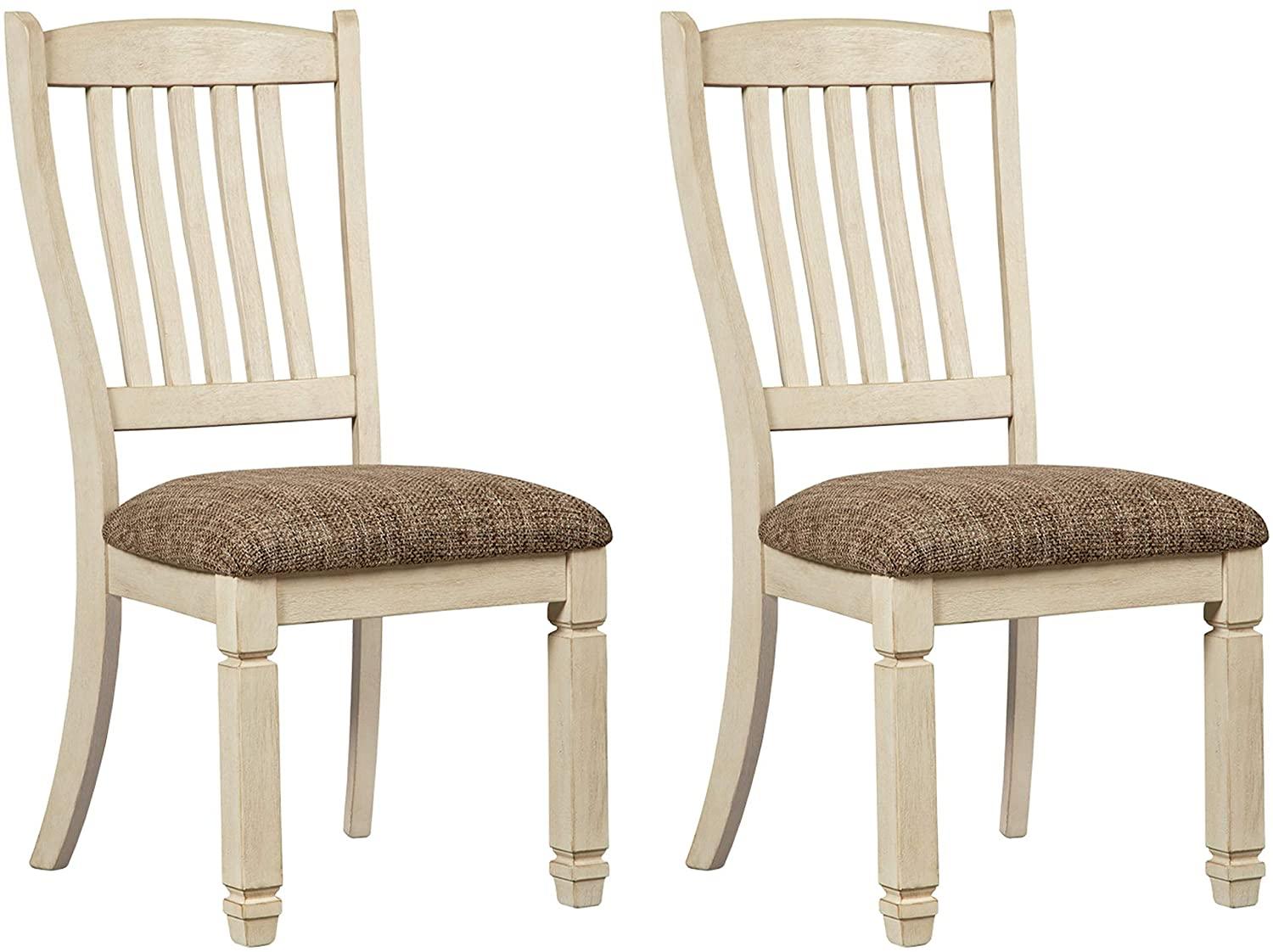 Bolanburg Upholstered Dining Room Chair Set of 2, Antique - Ouch Cart 