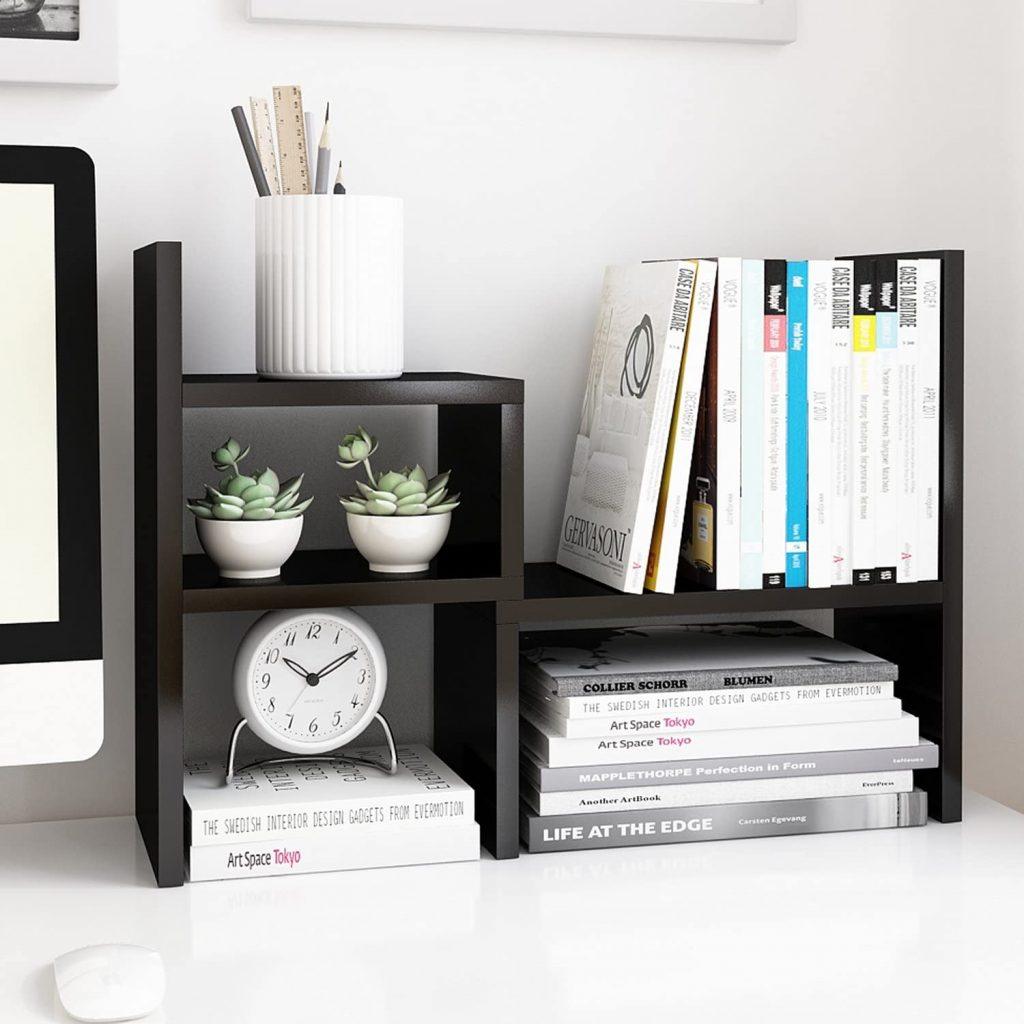 Desktop Organizer Office Storage And Small Book Rack By Miza - Ouch Cart 