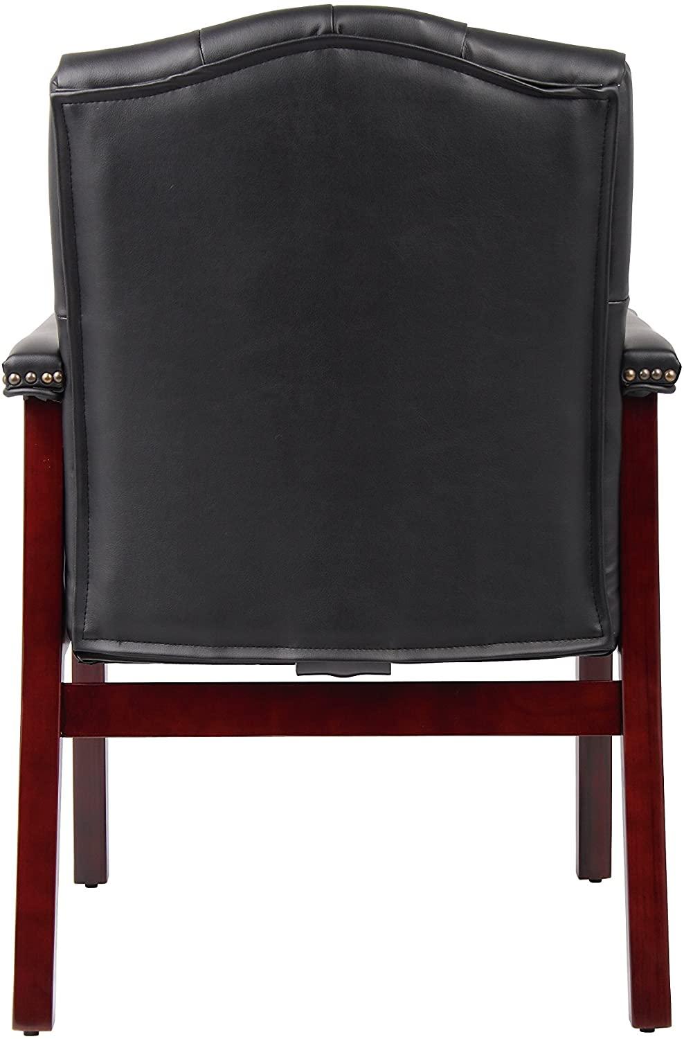 League Executive Guest Chair, Black - Ouch Cart 