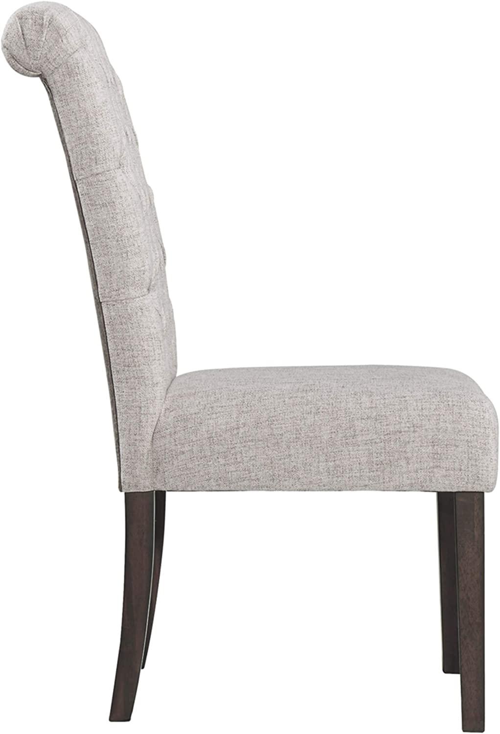 Classic Upholstered Dining Chair, Set of 2, Light Gray - Ouch Cart 