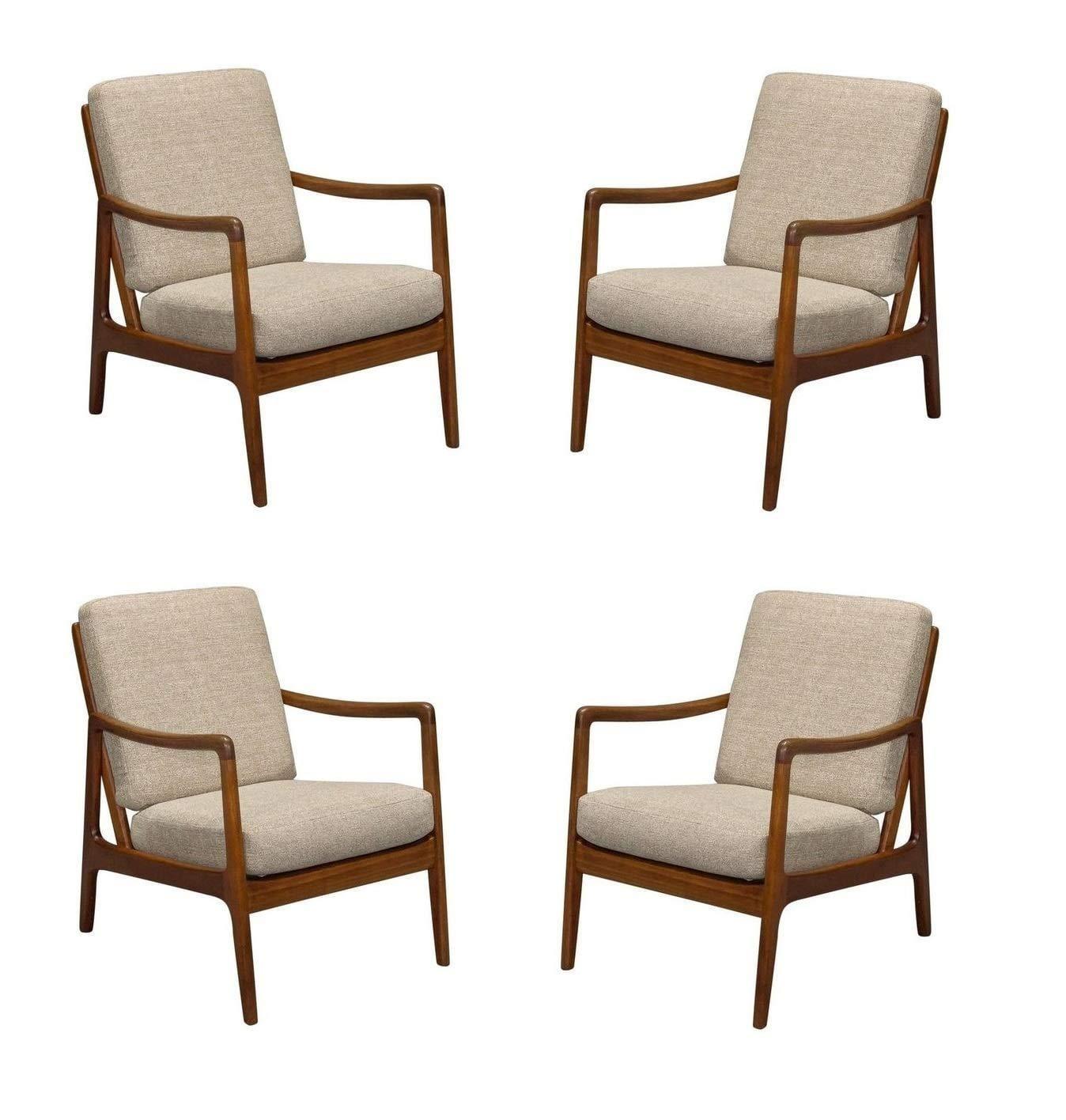 Handmade New Modern Design Decor Comfort Cushioned Chair Arm Seating Chair (4) - Ouch Cart 