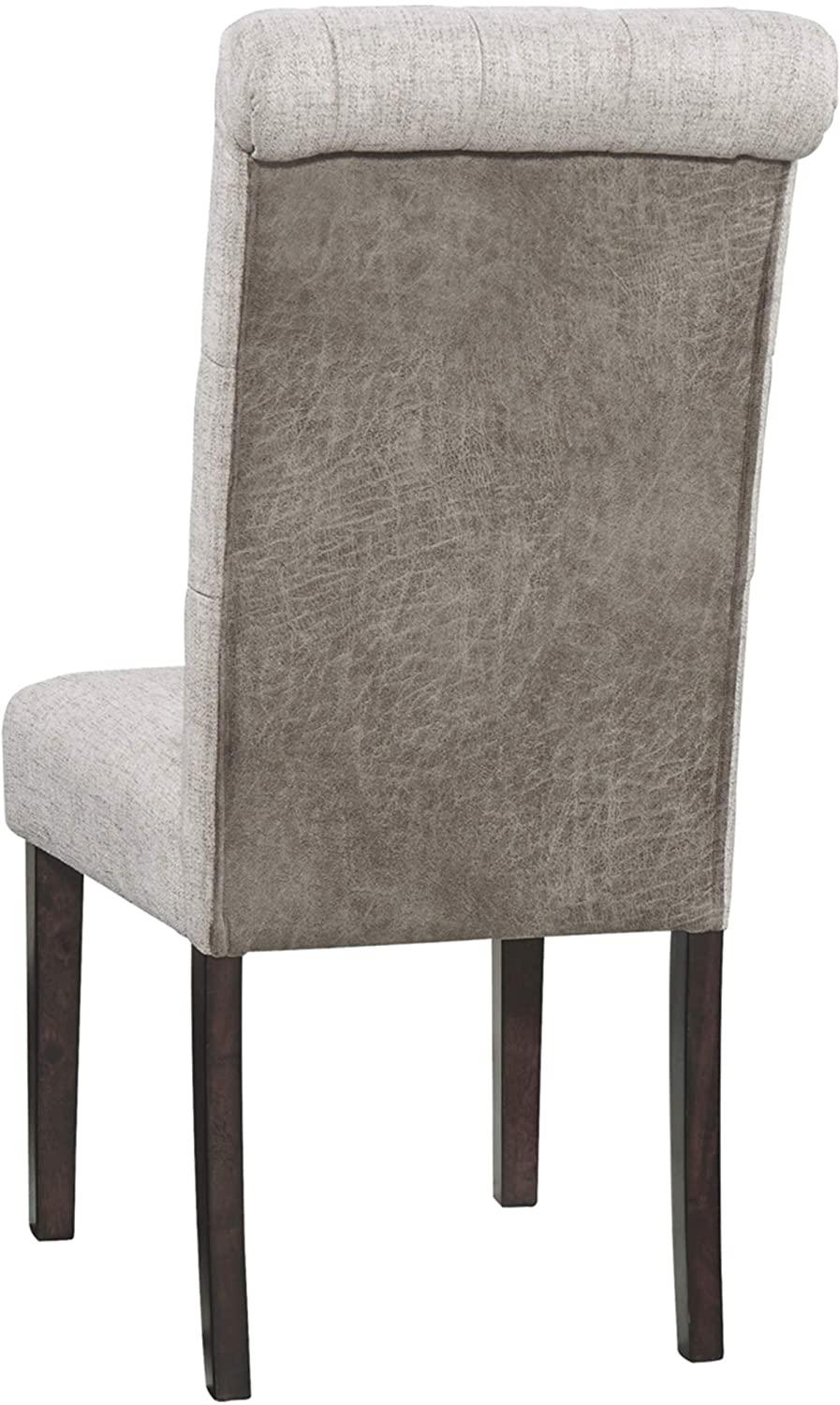 Classic Upholstered Dining Chair, Set of 2, Light Gray - Ouch Cart 