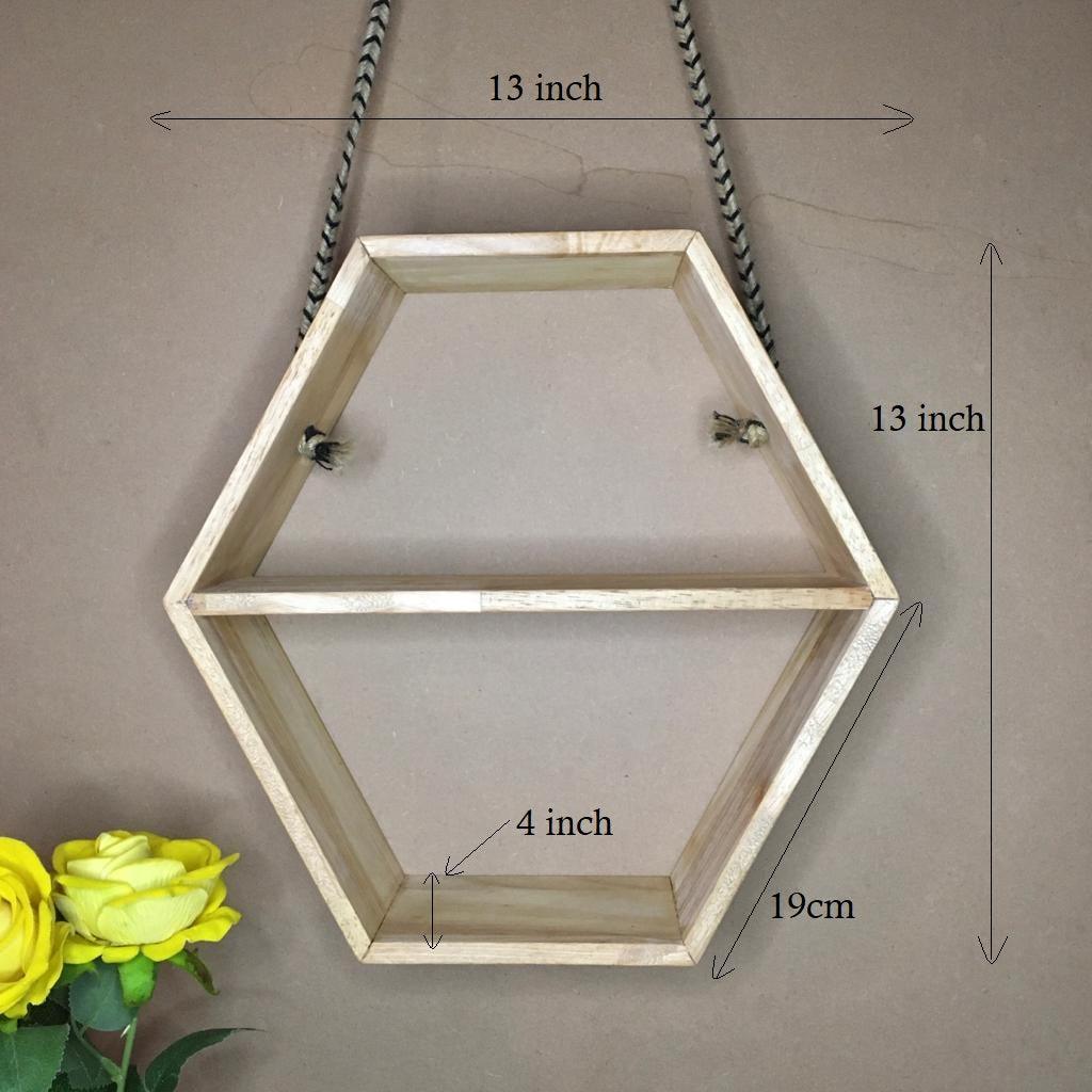 Geometric/Hexagonal Handmade Shelf By Miza - Ouch Cart 