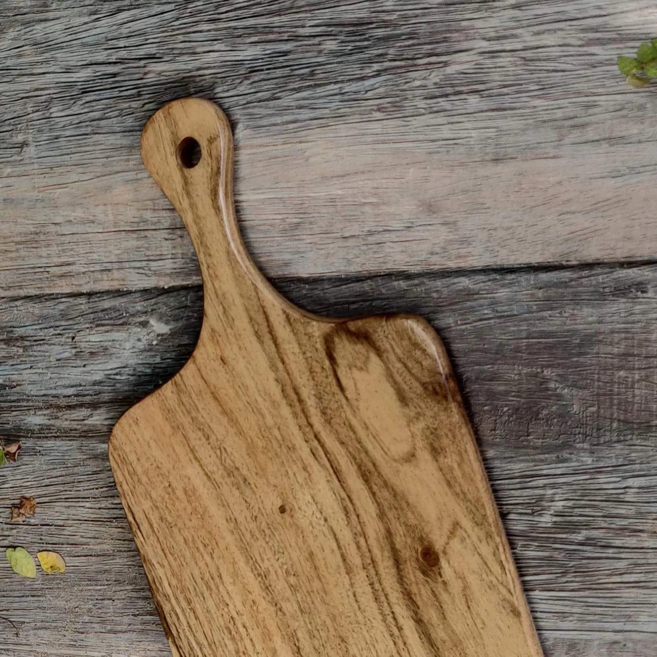 BEAUTIFULLY DESIGNED MODERN CHOPPING BOARD || ACACIA WOOD - Ouch Cart 