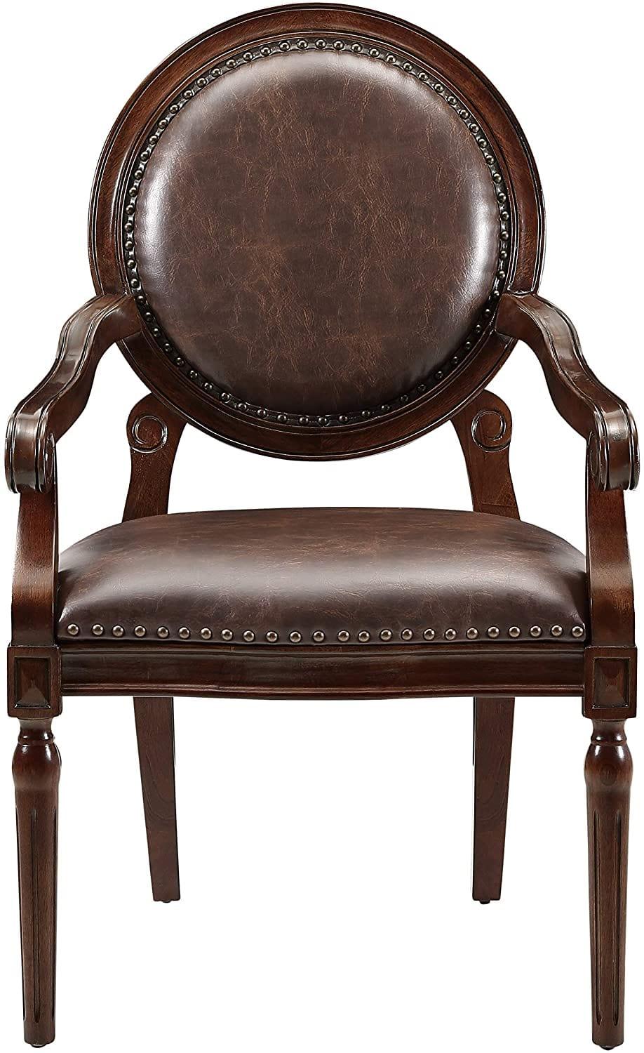 Accent Antique Design Upholstered Chair - Ouch Cart 