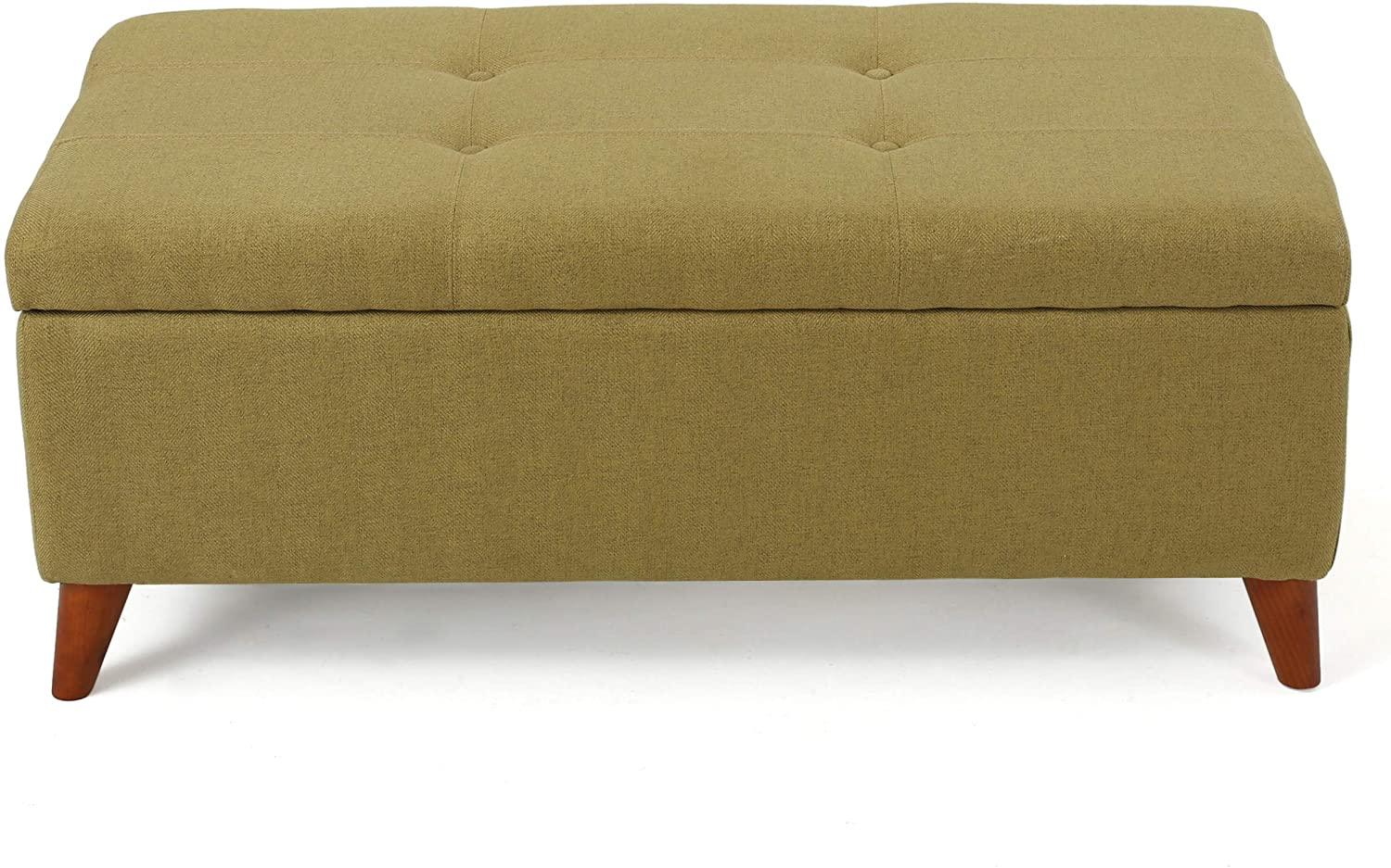 Harper Fabric Storage Ottoman