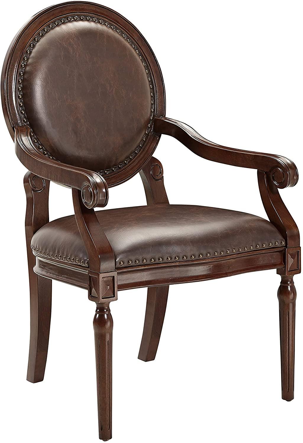 Accent Antique Design Upholstered Chair - Ouch Cart 