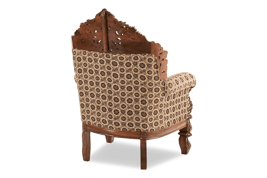 Solid Wood Czar Carved Sofa Set - Ouch Cart 
