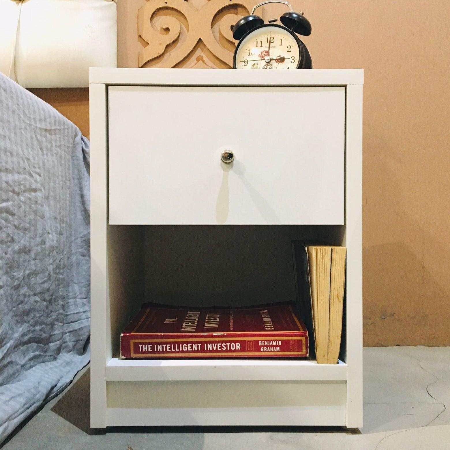 Beautiful Handmade Small Nightstand Drawer Bed Side Organizer Storage Table By Miza - Ouch Cart 