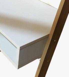 Ladder New White Work From Home Study Table By Miza - Ouch Cart 