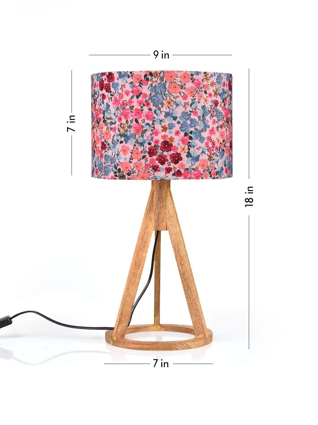 Tiny Flowers Trio Wooden Lamp - Ouch Cart 