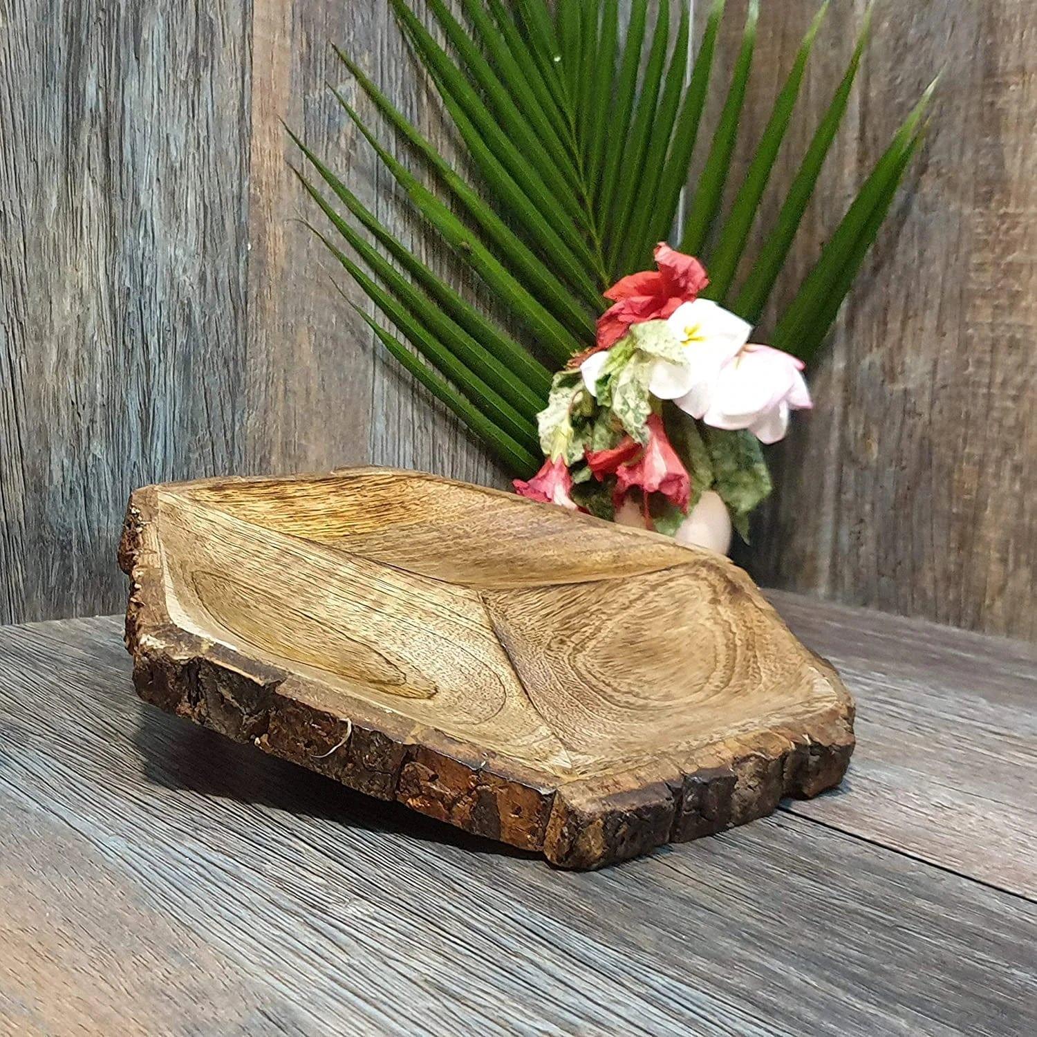 WOODEN ANTIQUE MULTIPURPOSE TRAY - Ouch Cart 