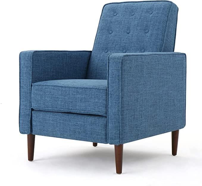 Century Modern Tuft Back Recliner (Qty of 2, Fabric - Ouch Cart 