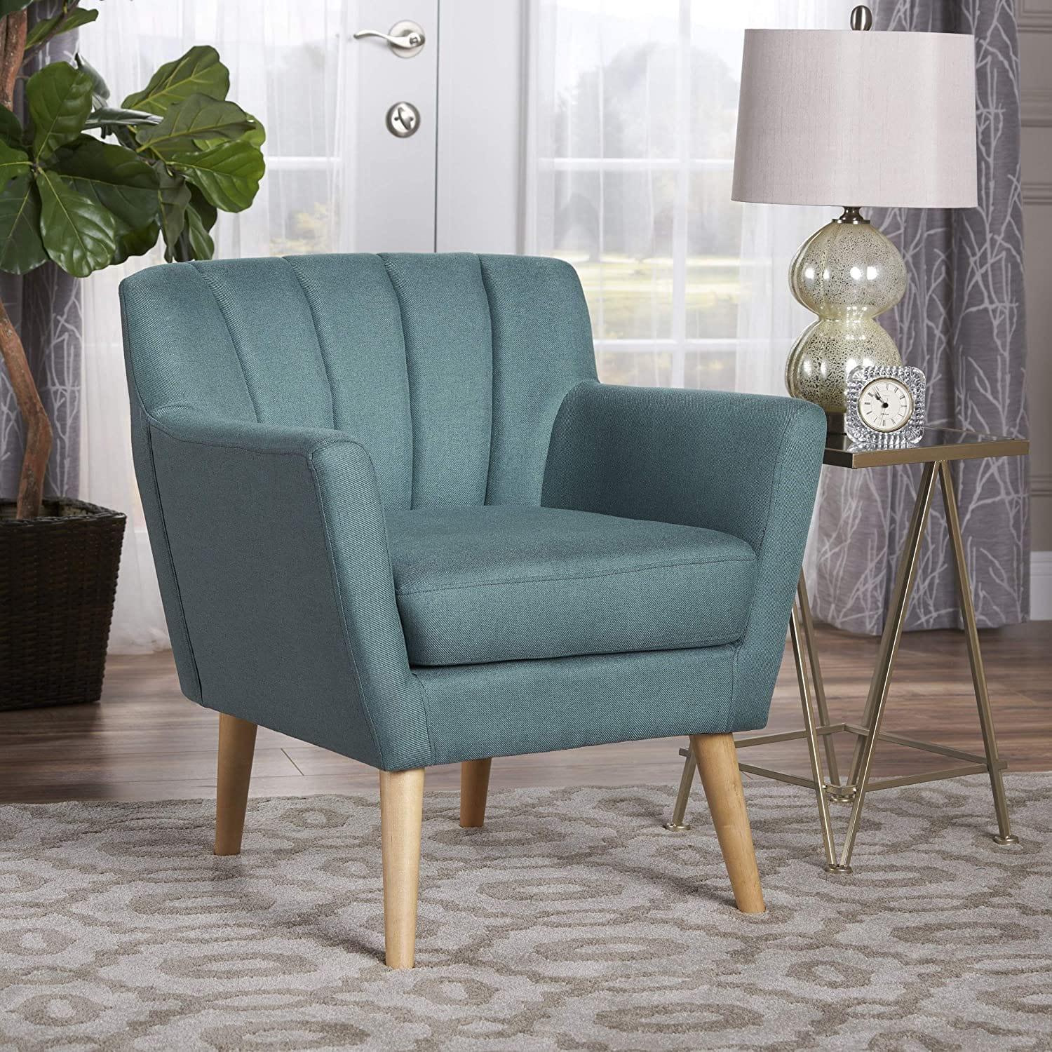 Modern Fabric Club Chair, - Ouch Cart 