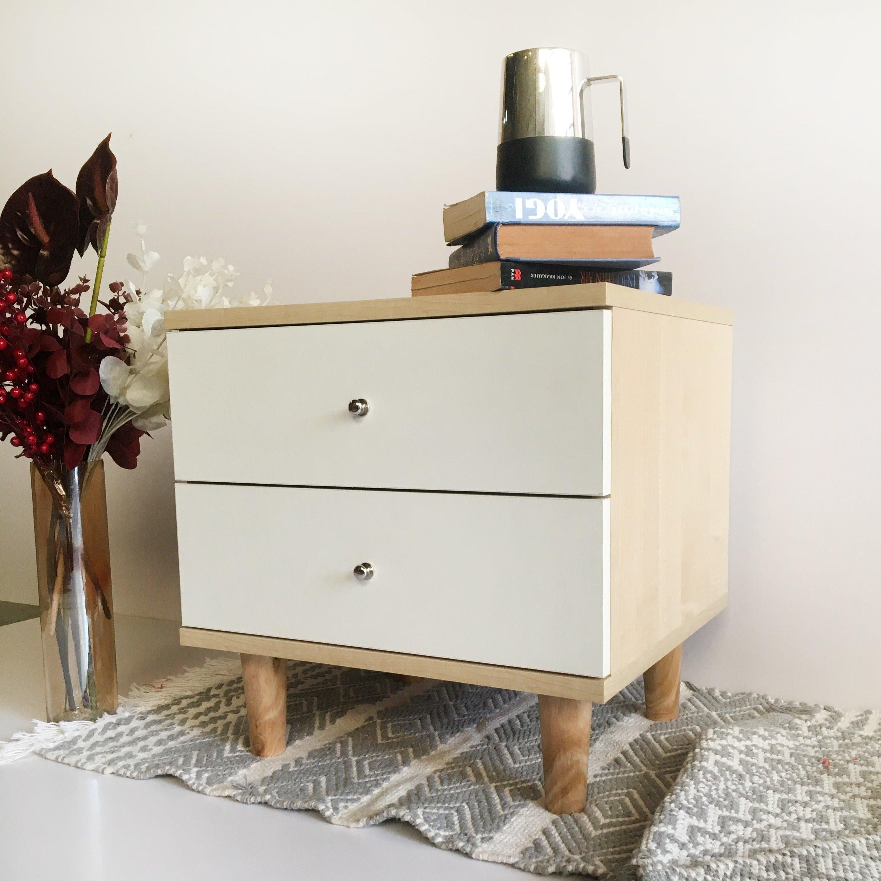 Multi Drawers Box Design Bedside Table/ Sofa Side Table / Coffee Table By Miza - Ouch Cart 