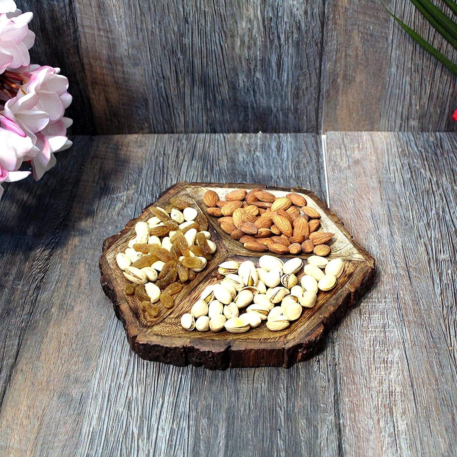 WOODEN ANTIQUE MULTIPURPOSE TRAY - Ouch Cart 