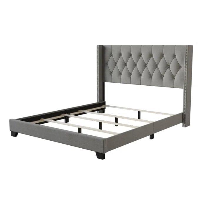 Aadvik Tufted Upholstered Low Profile Standard Bed