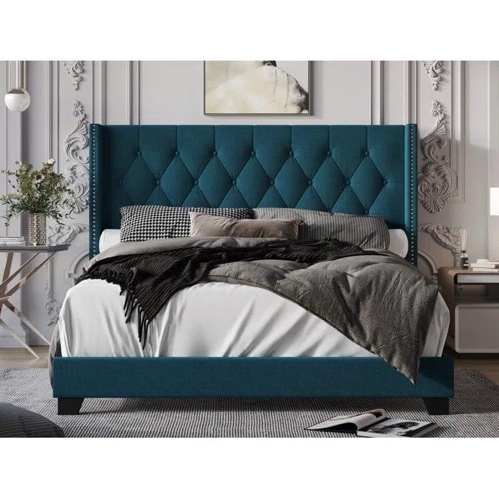 Aadvik Tufted Upholstered Low Profile Standard Bed