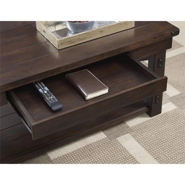 Aarav Floor Shelf Coffee Table with Storage - Ouch Cart 
