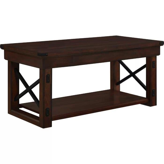 Aarav Floor Shelf Coffee Table with Storage