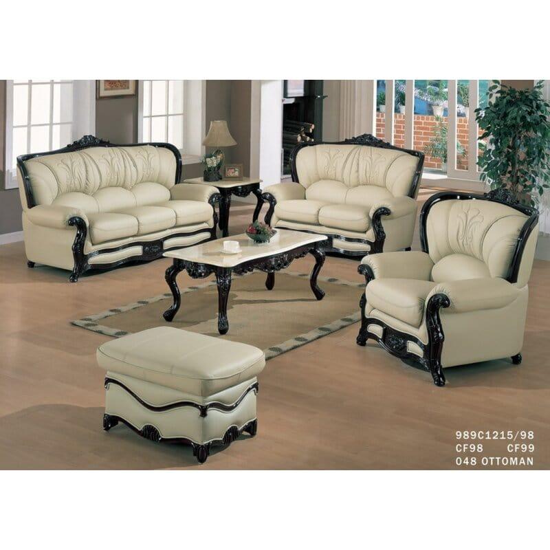 Adelyn 3 Piece set for Living Room Set of 6 Seater ( 3+2+1 ) - Ouch Cart 