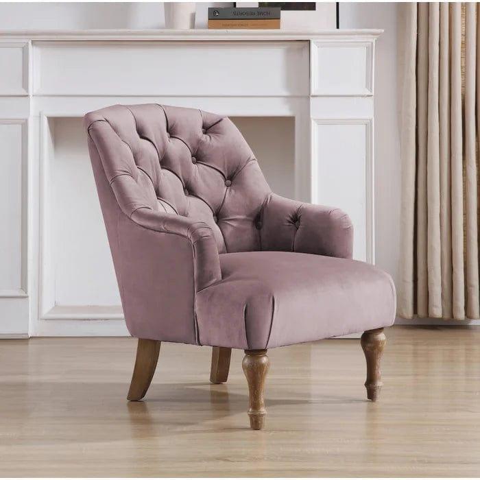 Aileen  Wide Tufted Armchair