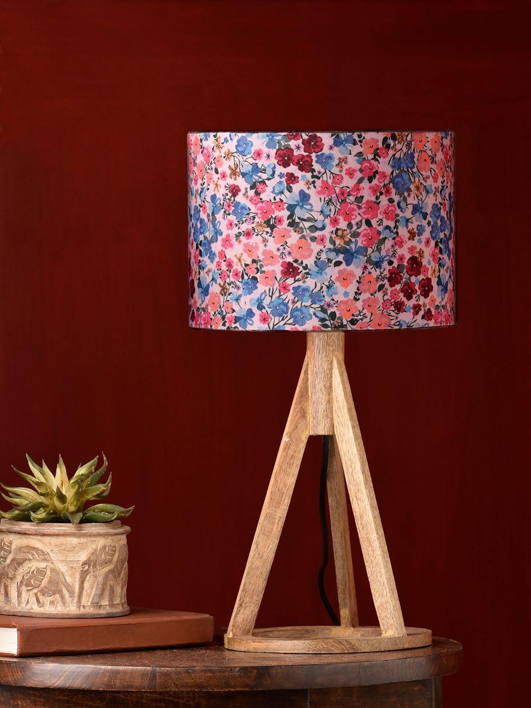 Tiny Flowers Trio Wooden Lamp - Ouch Cart 