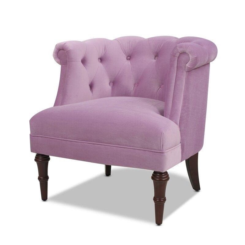 Wide Tufted Chesterfield Chair - Ouch Cart 