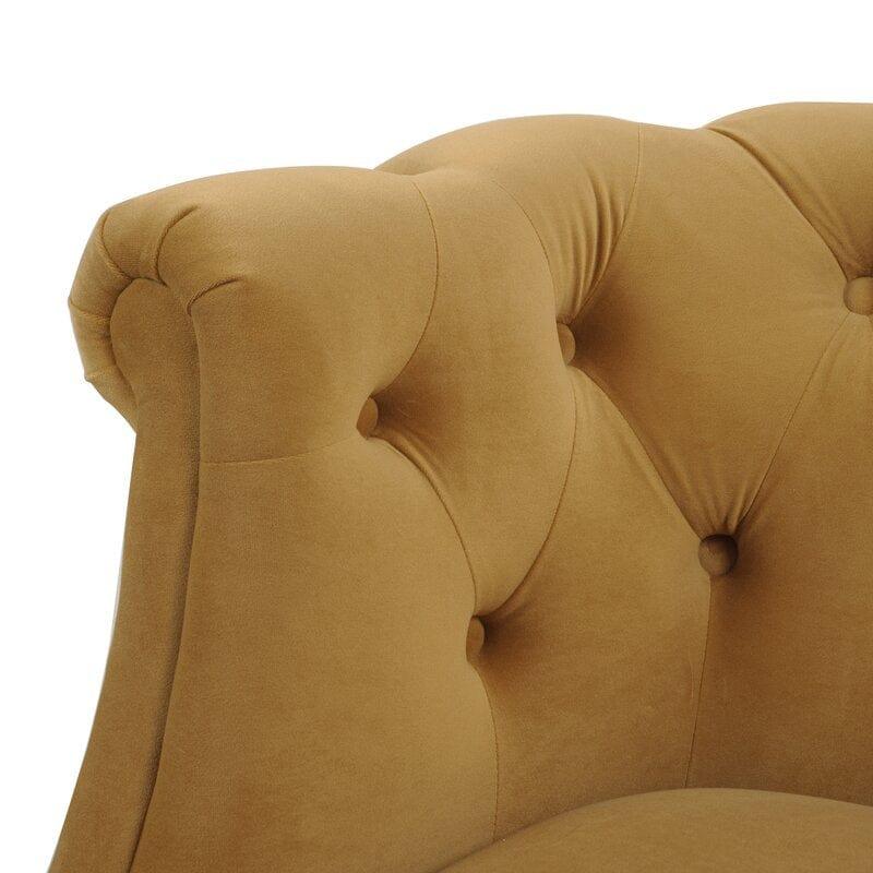 Alanna Wide Tufted Chesterfield Chair - Ouch Cart 